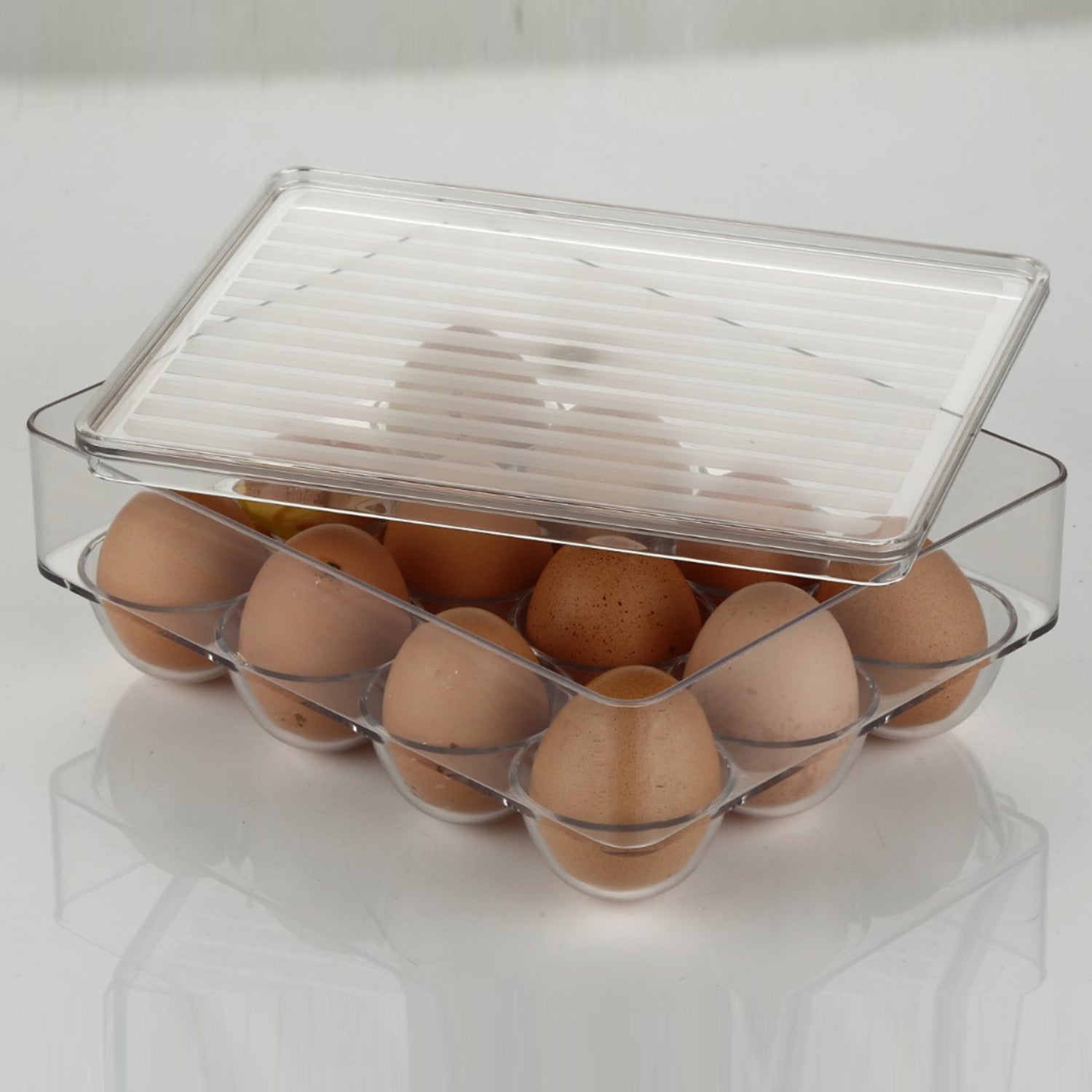 2794 12 Cavity Egg Storage Box For Holding And Placing Eggs Easily And Firmly. DeoDap 2794 12 Cavity Egg Storage Box For Holding And Placing Eggs Easily And Firmly. DeoDap